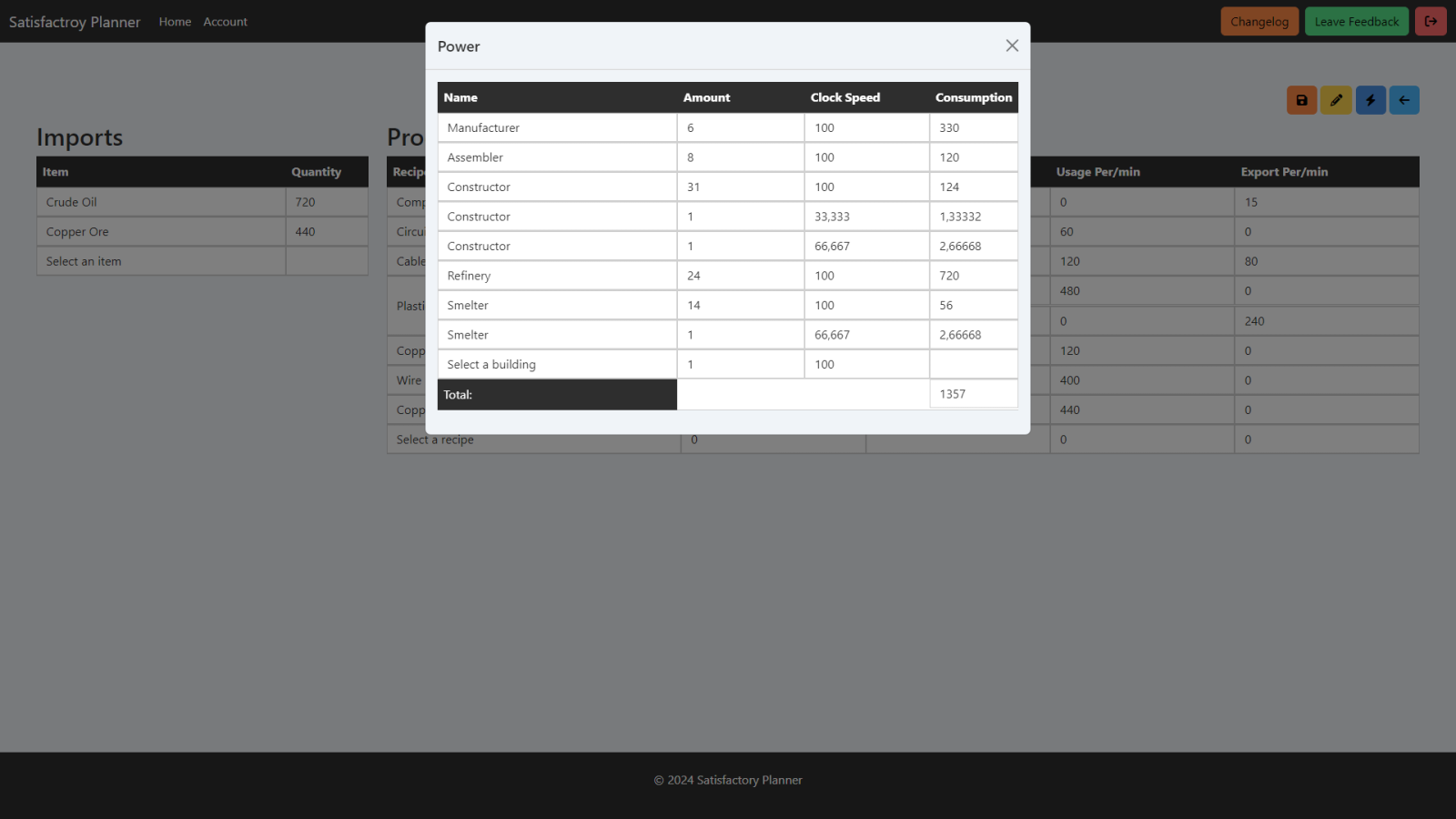 Satisfactory Planner - Image 5