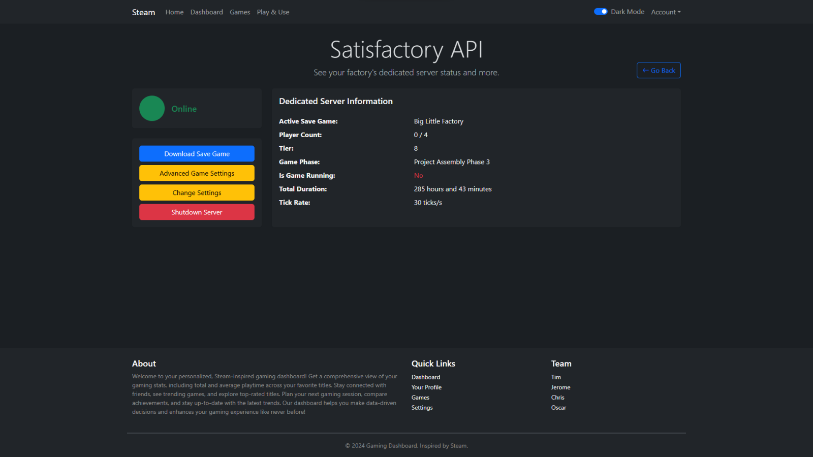 Steam Dashboard - Image 6